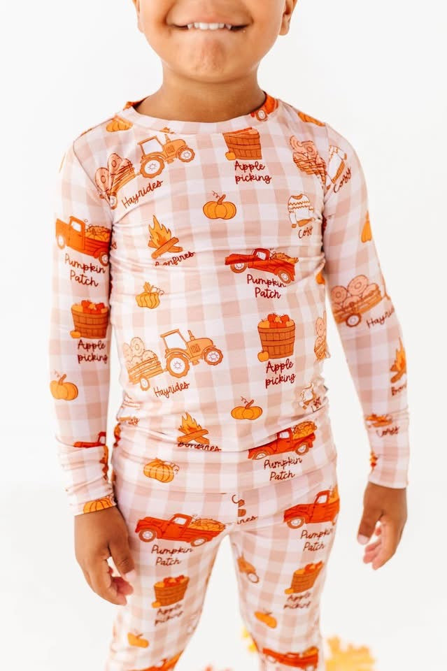 Kiki + Lulu - Harvest Hayride Kids Pajamas