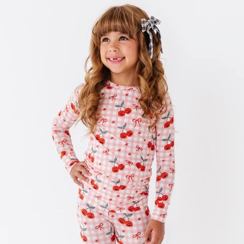 Kiki + Lulu - Pumpkin Cherry Kids Pajamas