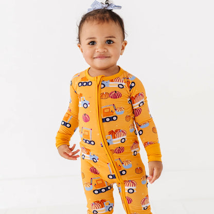 Kiki + Lulu - Fall Trucks Convertible Footie