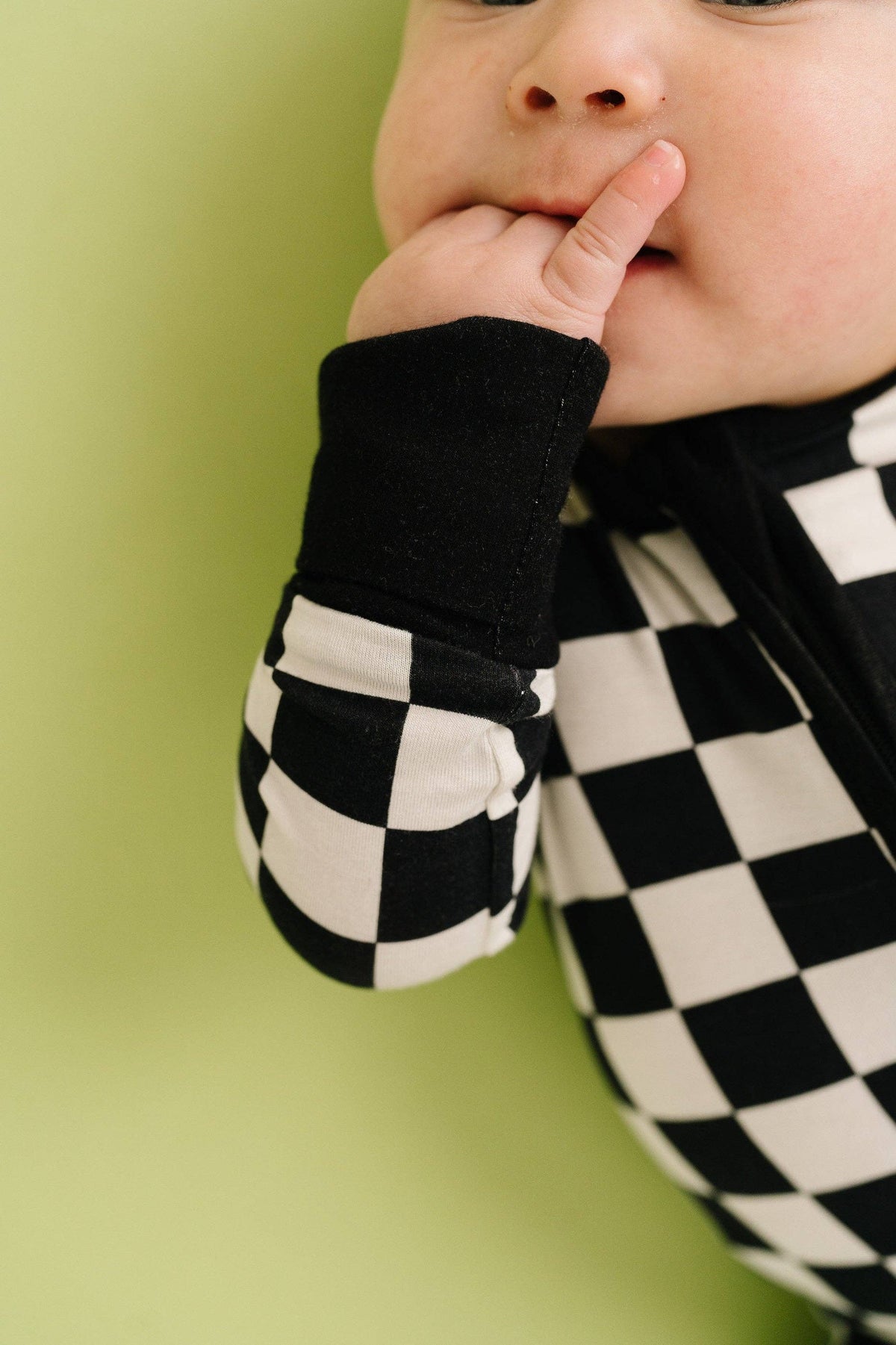 Black Checkered Bamboo Sleeper