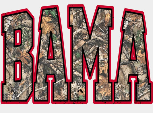 Bama Camo Varsity Tee