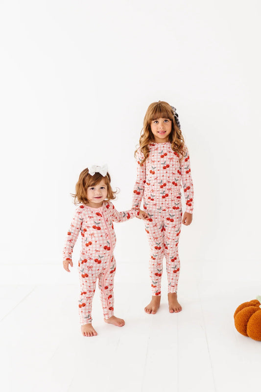 Kiki + Lulu - Pumpkin Cherry Convertible Footie