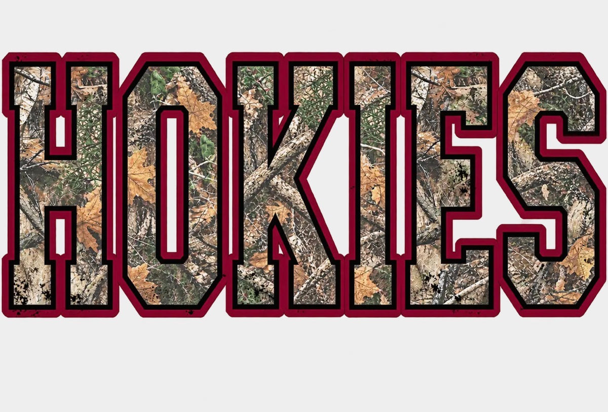 Hokies Camo Varsity Tee