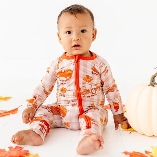 Kiki + Lulu - Harvest Hayride Convertible Footies