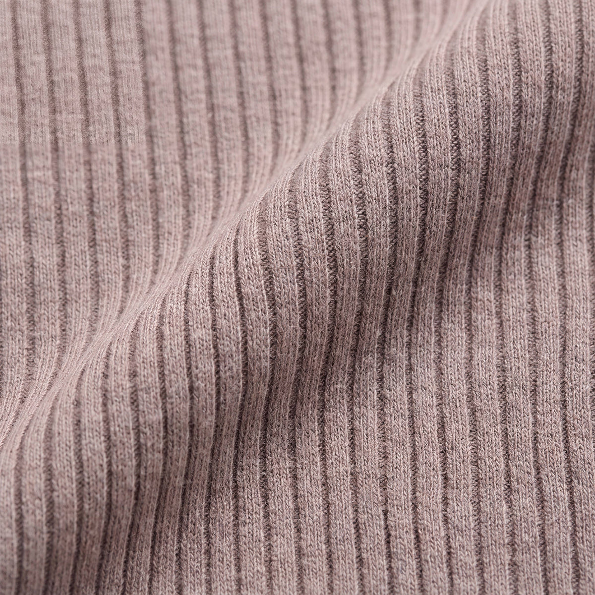 Modal Ribbed Knit Long Sleeve Pajama Set Beige